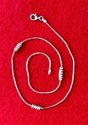 COLAR CLUSTERS ANEL PRATA ESTERLINA ITÁLIA - Imagem 1 de 4