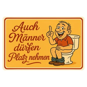Toilettenregeln Quote Metal Sign 20x30cm Decorative Sign Shield - Picture 1 of 3