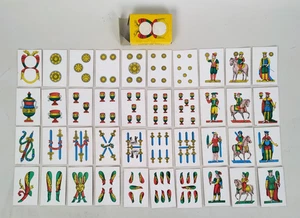 Mazzo completo carte da gioco napoletane Mignon Confezione Originale vintage-XXX - Foto 1 di 13