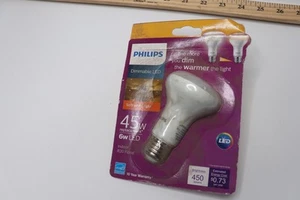 Philips R20 Dimmable Warm Glow Light Effect LED Light Bulb 45W Soft White - Picture 1 of 4