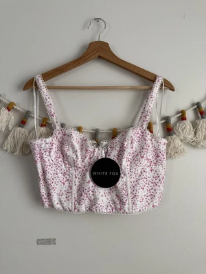 Wildfox Fin de Semana Amor Bustier Rosa Mariposa Floral Corsé Top Coqueta Hada Nuevo con Etiquetas Foto 1 de 4