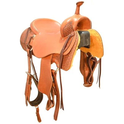 Used 16.5" Mark Channer Cutting Saddle Code: C165CHANNERCUT - Image 1 of 4