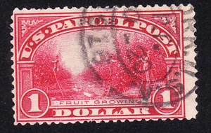 US Scott Q12 old $1 Parcel Post stamp U/F-VF CV $40 - Picture 1 of 1