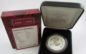 1996 30th Anniversary of Decimal Currency - 1oz Fine Silver Proof Coin - RAM - Picture 1 of 1