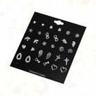  18 Pairs Small Earring Suits Chic Stud Earrings Presents for Girlfriend