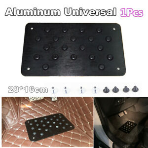 Car Aluminum Non-slip Environmental Rubber Heel Plate Pedal Carpet pedal Floor