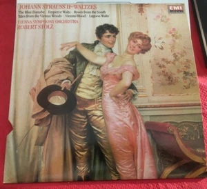 Vienna Sym Orch. & Stolz "Strauss II Waltzes" EMI UK Stereo Vinyl LP EMX2038 VG+ - Picture 1 of 9