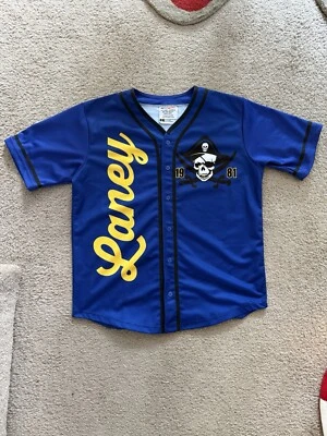 Sneak Gallery Laney Baseball Jersey Large Michael Jordan 23 Blue Vintage - Image 1 of 2