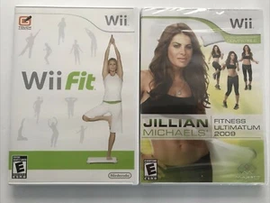 Jillian Michaels Fitness Ultimatum 2009 Nuevo + PAQUETE DE JUEGOS Wii Fit - Imagen 1 de 3