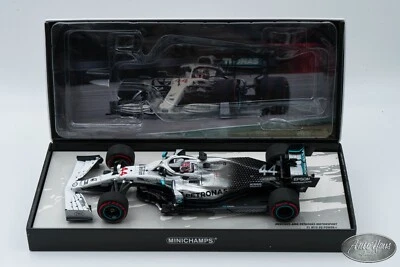 1/18 MINICHAMPS 2019 MERCEDES AMG PETRONAS F1 W10 #44 HAMILTON GERMAN GP - Image 1 of 4