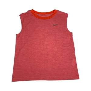 Nike Girls Yoga Dri-fit Tank Training Size XL Pink Salt NWT - Picture 1 of 14