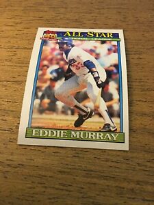 Eddie Murray Dodgers 1991 Topps All Star #397