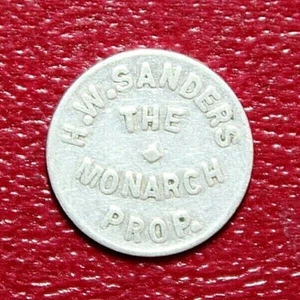 Roseburg Oregon HW Liders Monarch Maverick Bueno para 10c Comercio Aluminio 19mm Ficha - Imagen 1 de 2