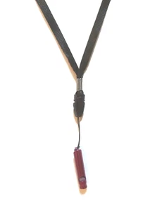 1 Purple Whistle Black Lanyard Quick Disconnect Back Yard Tag Ball Sport Hiking - Picture 1 of 1