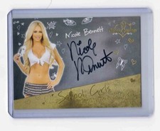 2017 Nicole Bennett GOLD Foil School Girls Autograph Benchwarmer Card! 🔥Auto