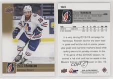 2019-20 Upper Deck CHL Gold Glossy Zane Franklin #163