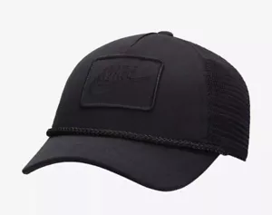 Nike Dri FIT Rise Structured Trucker Mütze Unisex M/L Schwarz Cap FB5379 010 Neu - Bild 1 von 1