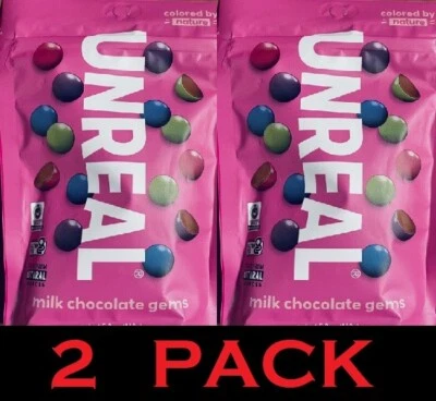 2x Unreal Milk Chocolate Gems 5 oz Bag - 2 PACK - Image 1 of 3