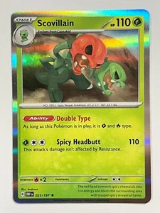 Scovillain 025/197 Holo Rare Obsidian Flames Pokemon Near Mint NM - Picture 1 of 4