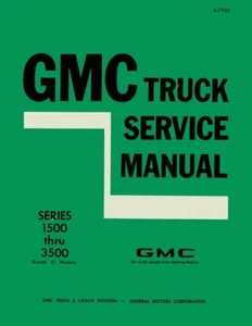 GMC Truck Shop 1971 manual de reparación motor transmisión libro eléctrico fabricante de equipos originales - Imagen 1 de 1