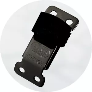 Herm Sprenger Negro Acero Inoxidable Cuello de Punta Hebilla ClicLock - Imagen 1 de 3