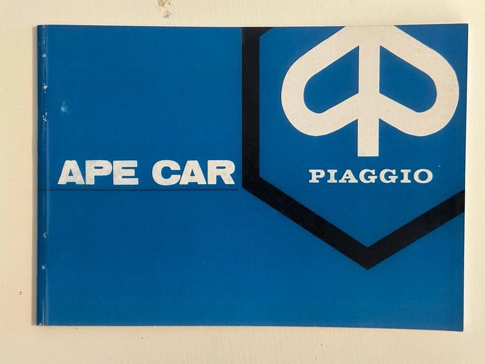 Libretto uso e manutenzione PIAGGIO Ape Car - Immagine 1 di 1
