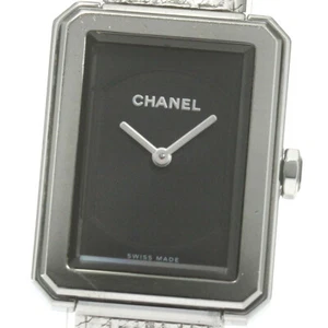 CHANEL Boyfriend Tweed H4876 schwarzes Zifferblatt Quarz Damenuhr_846560 - Bild 1 von 7