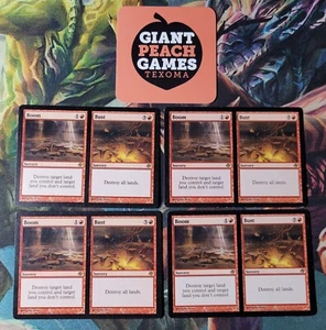 Boom / Bust - 4x Playset x4 Planar Chaos Magic MTG Modern Burst - Picture 1 of 2