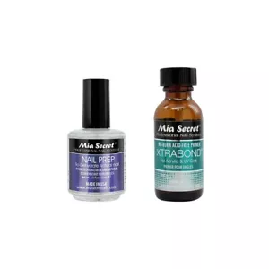 Mia Secret Nail Prep 0.5oz & Xtrabond Acid-Free Primer 1oz - Picture 1 of 1