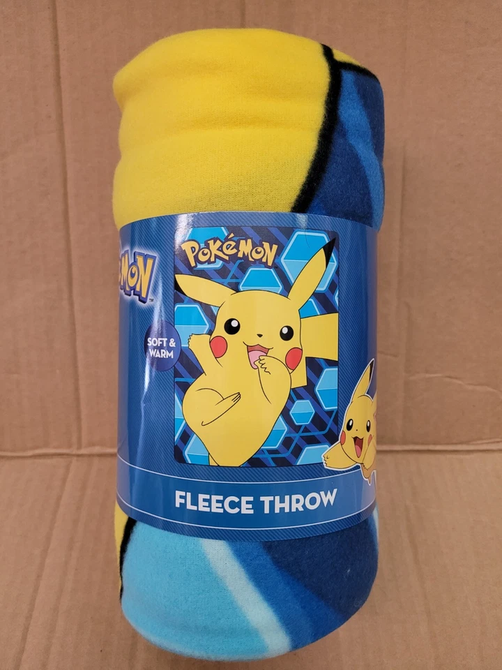 POKEMON PIKACHIU NIÑO FAVORITO 45"X60" POLAR MANTA ORIGINAL NUEVO Foto 1 de 1