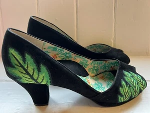 Miss L Fire Green Bahama Mama Heels Size 8 - Picture 1 of 5