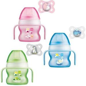 MAM Starter Cup 150ml with 0+ Soother - Pink or Blue