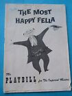 June 25 - 1956 - Imperial Theatre Playbill - The Most Happy Fella - Robert Weede