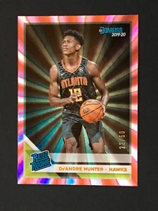 2019-20 Panini Donruss Rated Rookie De’Andre Hunter Pink Laser RC /50 - Picture 1 of 2