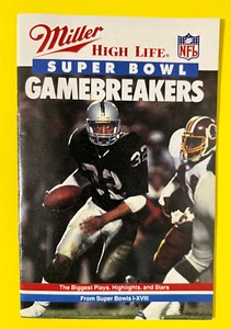 1984 Miller High Life NFL Super Bowl (I-XVII) Gamebreakers ~ Big Plays and Stars - Picture 1 of 7
