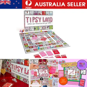 Tipsy Land Drinking Game For Friends In Party Board Games Tasks Challenges Xmas - Picture 1 of 11