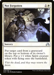 NOT FORGOTTEN X 4 N/M- SHADOWS OVER INNISTRAD MTG - Picture 1 of 1