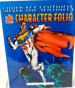 Silver Age Sentinels Character Folio Tri Stat System RPG Book D10 2002 Role Play - Picture 1 of 2