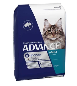 Advance Indoor Adult Chicken Dry Cat Food - 8kg - Picture 1 of 1
