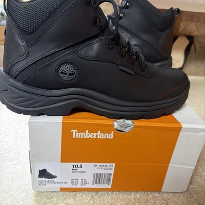 Timberland White Ledge Pfas Free Bota de Senderismo Para Hombre Cuero Negro Medio Top - 10.5 Foto 1 de 4