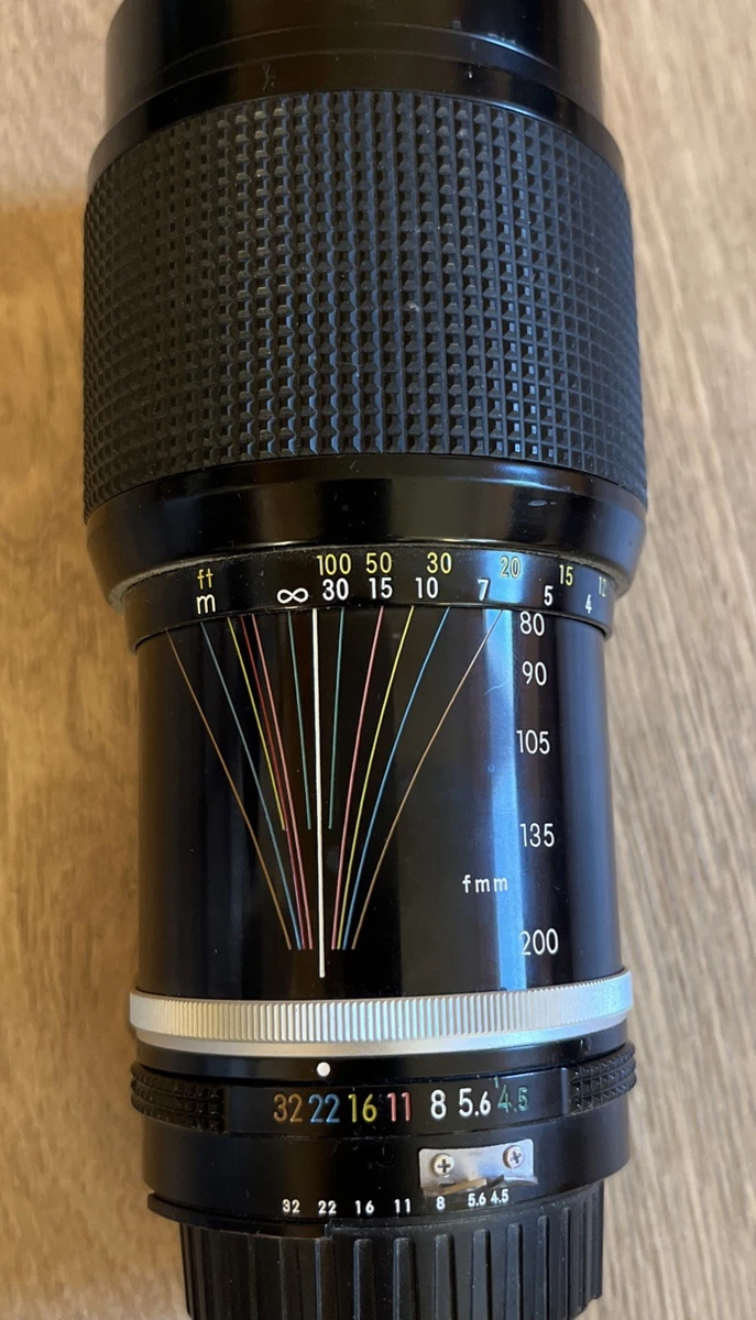 Nikon Zoom-NIKKOR f/4.5 Camera Lenses 80-200mm Focal for sale | eBay