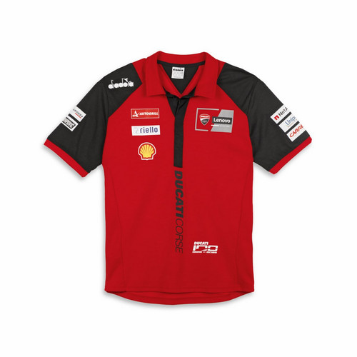 Ducati Diadora Corse GP25 Replica Mugello Se Polo T-Shirt Motogp