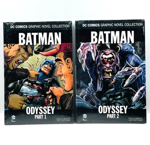 Batman : Odyssey Part 1 & 2 DC Graphic Novel #89 #90 Hardbacks Eaglemoss New - Foto 1 di 14