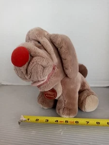 VTG Ganz Bros Wrinkles Plush Dog 9" Well Made  - Picture 1 of 9