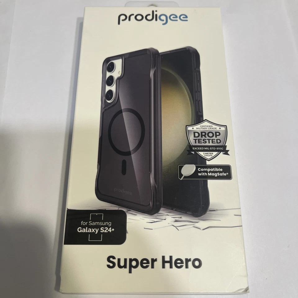 Funda Prodigee Super Hero para MagSafe para Samsung Galaxy S24+ (Plus) - Smoke Foto 1 de 2