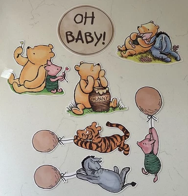 Toppers clásicos para cupcakes de pastel de baby shower Pooh 14 piezas Foto 1 de 3