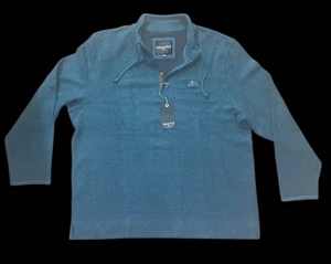 Jersey Weird Fish para hombre 4XL XXXXL 1/4 cremallera tejido gofre polar nuevo con etiquetas - Imagen 1 de 10