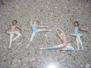 Burwood Products Co. Ballerina Dancers Wall Decor (x4) Vgc - Picture 1 of 5