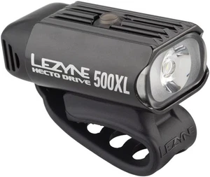 Lezyne Hecto Drive 500XL Headlight: Gloss Black Machined Aluminum Body - Picture 1 of 1