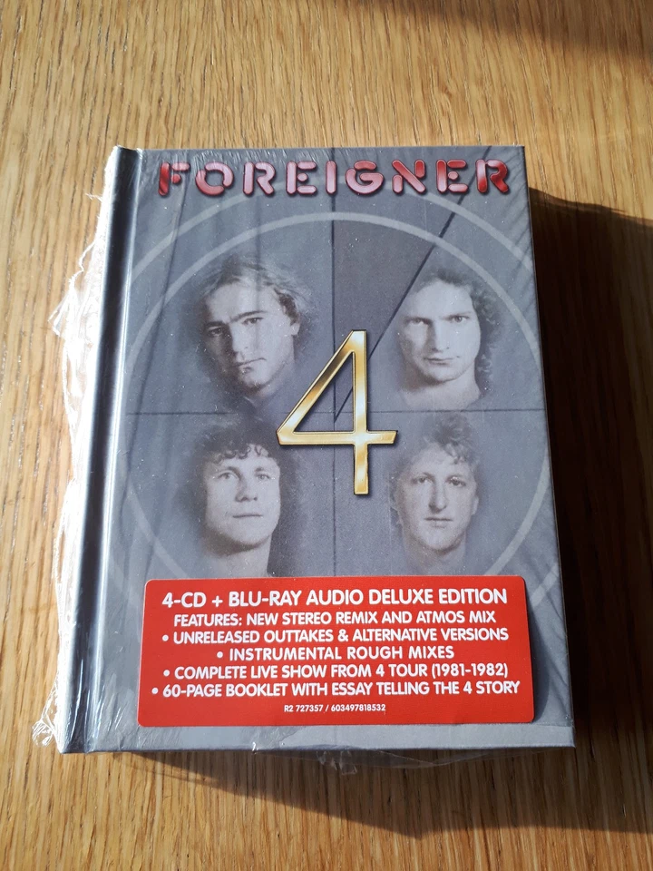Foreigner - 4 - Deluxe Edition 4-CD + Blu-Ray NEU (2025 Remix+Unreleased Songs) - Bild 1 von 2